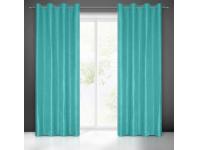 Zdjęcie: Zasłona gotowa Ada 140x250 cm turkusowy EUROFIRANY