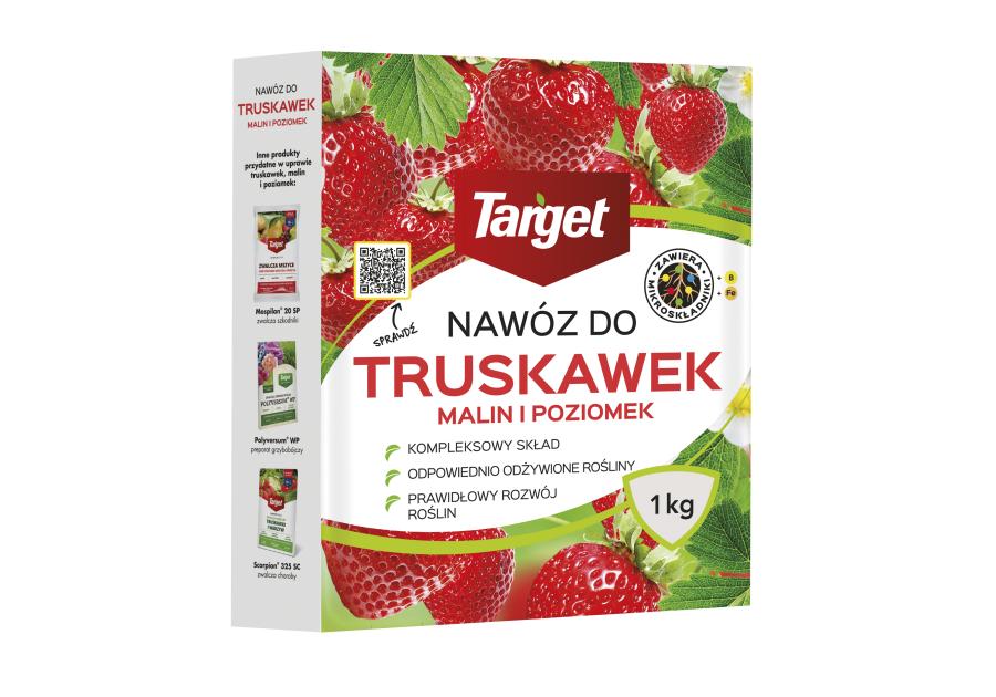 Zdjęcie: Nawóz do truskawek, mailin i poziomek z mikroskładnikami 1 kg TARGET