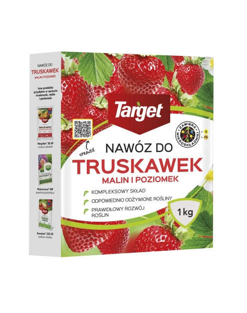 Zdjęcie: Nawóz do truskawek, mailin i poziomek z mikroskładnikami 1 kg TARGET