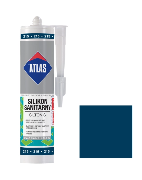 Zdjęcie: Silikon sanitarny Silton S atramentowy ATLAS