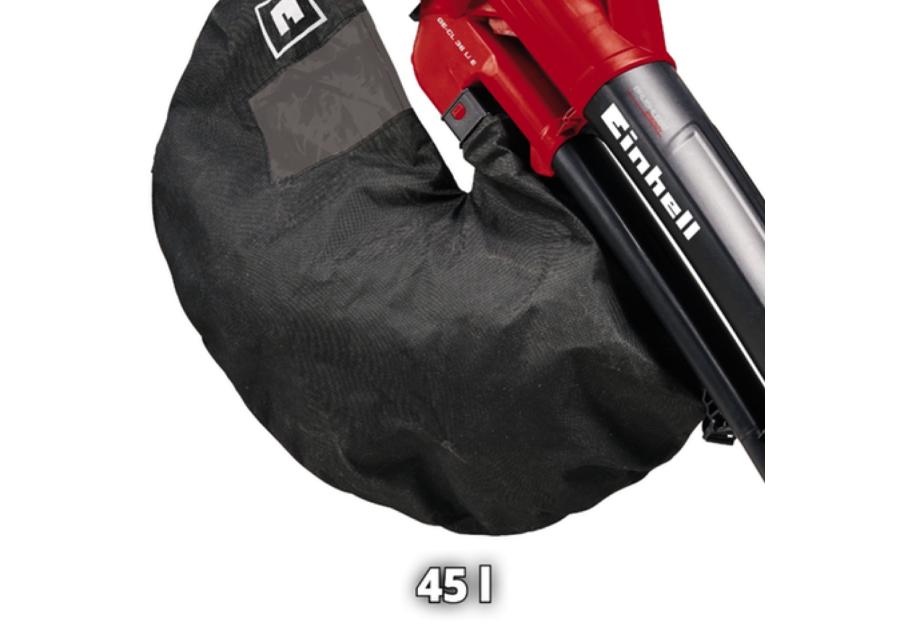 Zdjęcie: Odkurzacz, dmuchawa do liści akumulatorowa GE-CL 36 Li E Solo 3433600 EINHELL