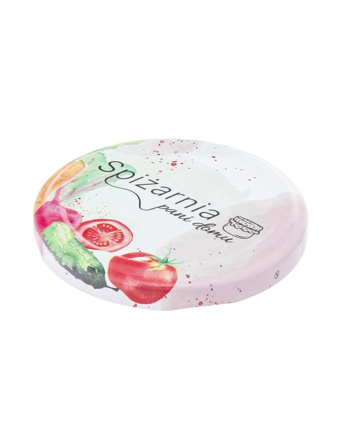 Zdjęcie: Komplet 10 zakrętek Spiżarnia Pani Domu fi 66 4-zaczepowych dekoracja warzywa ALTOM DESIGN