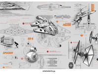 Zdjęcie: FotoTapeta Star Wars Blueprints VENA