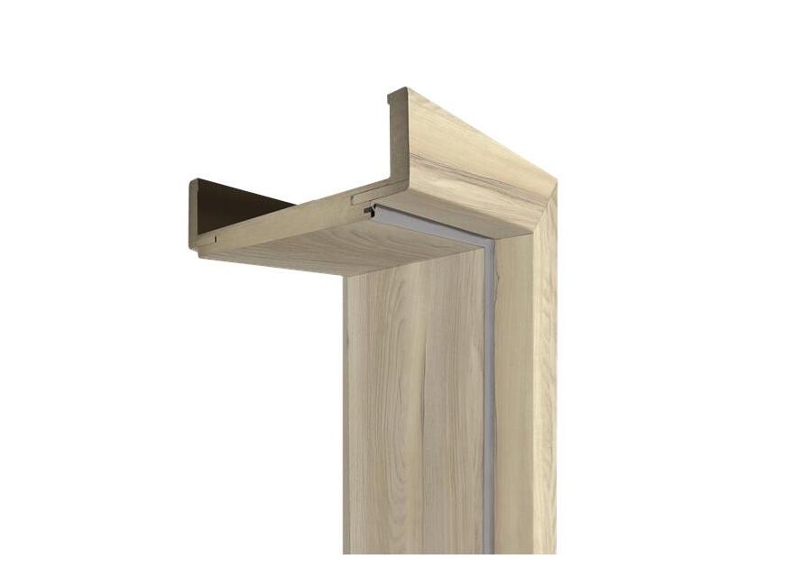 Zdjęcie: Ościeżnica regulowana 60 cm prawa dąb latte 100-120, 2-3 zawiasy VOSTER