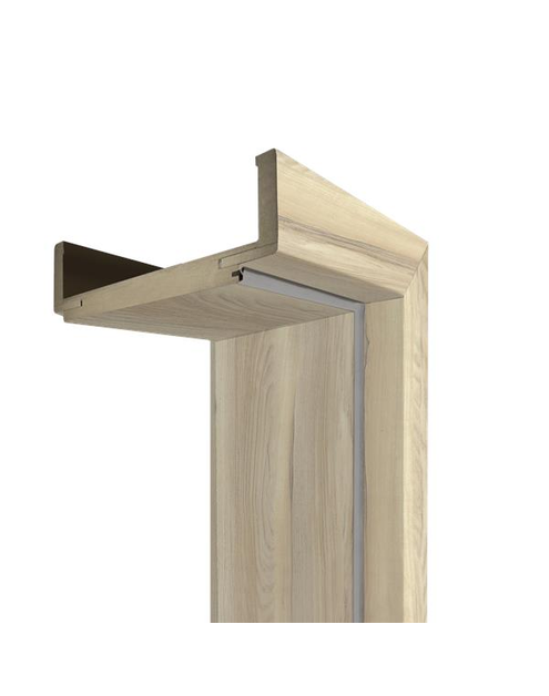 Zdjęcie: Ościeżnica regulowana 60 cm prawa dąb latte 100-120, 2-3 zawiasy VOSTER