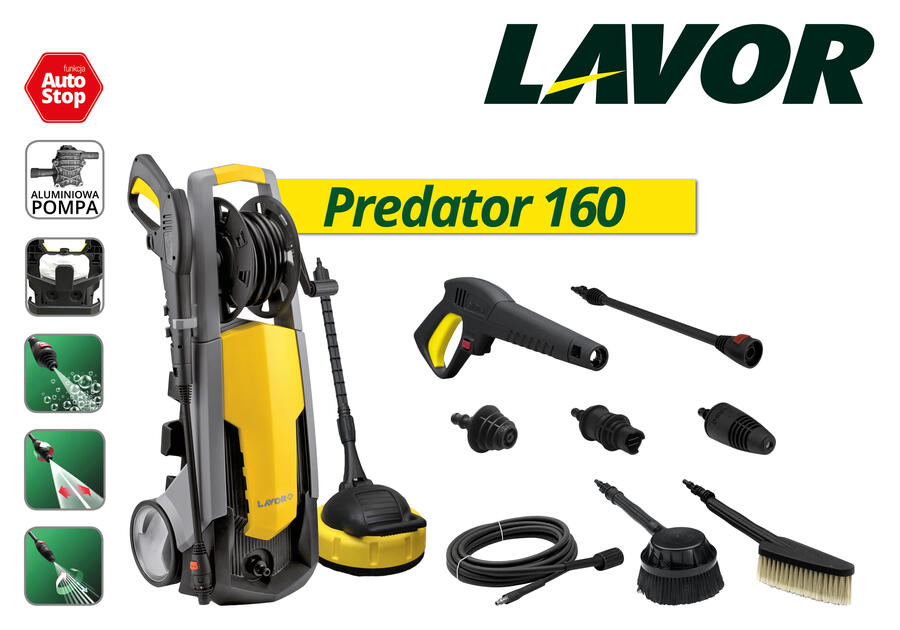 Zdjęcie: Myjka wysokociśnieniowa Predator 160 LAVOR