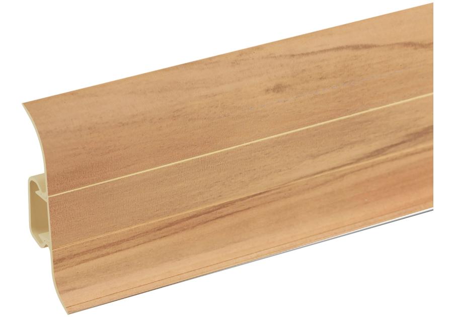 Zdjęcie: Listwa przypodłogowa PVC Premium Classic 22x59 mm; 2,20 m Grusza Mat CEZAR