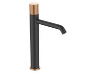 Zdjęcie: Bateria umywalkowa wysoka Moonlight czarny/rose gold INVENA