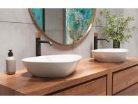 Zdjęcie: Bateria umywalkowa wysoka Moonlight czarny/rose gold INVENA