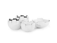 Zdjęcie: Wazon dekoracyjny Patty 21x13x16 cm biało-srebrny EUROFIRANY