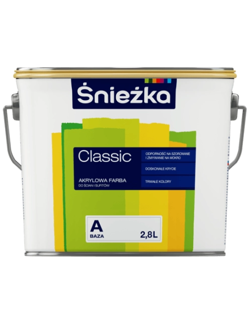 Zdjęcie: Emulsja akrylowa Classic BazaA 2,82L ŚNIEŻKA