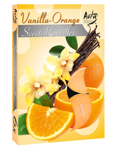 Zdjęcie: Podgrzewacz zapachowy wanilla-pomarańcza 6 szt. DAJAR