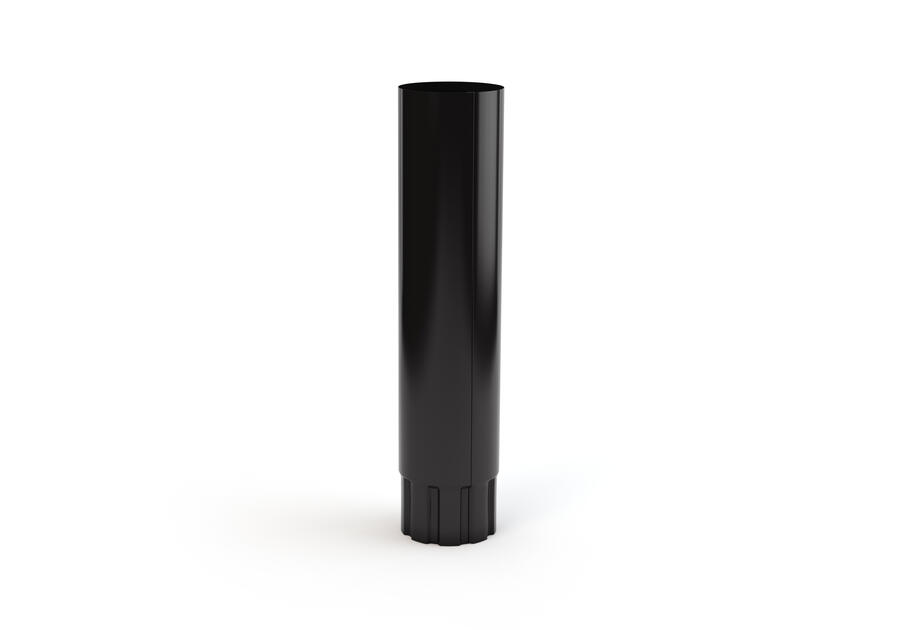 Zdjęcie: Rura spustowa 87 mm - 4 m StalGam czarny GAMRAT