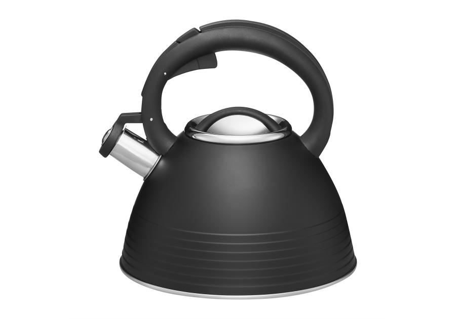 Zdjęcie: Czajnik z gwizdkiem Linea 2,5 L czarny AMBITION