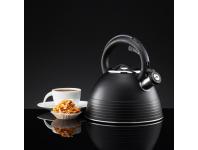 Zdjęcie: Czajnik z gwizdkiem Linea 2,5 L czarny AMBITION