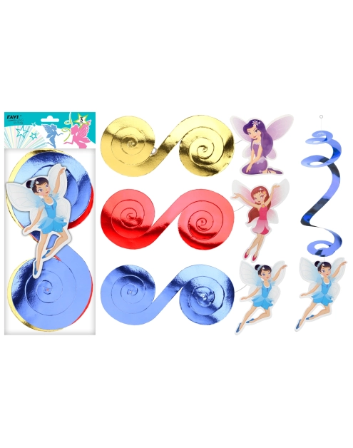 Zdjęcie: Dekoracja wisząca Wróżki 3 szt. RAVI