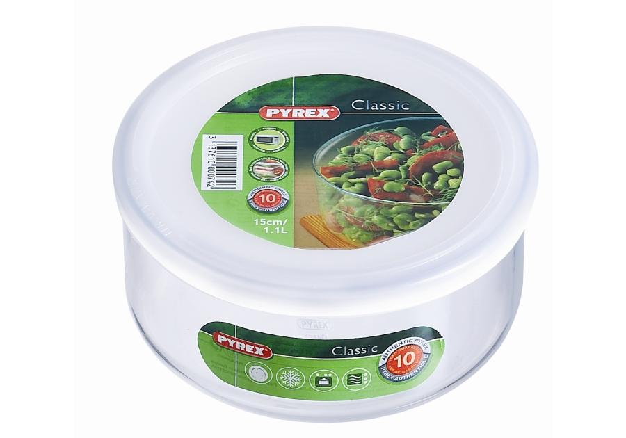 Zdjęcie: Salaterka żaroodporna z plastikową pokrywką 1,1 L PYREX