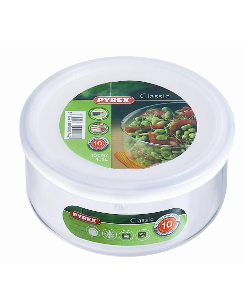 Zdjęcie: Salaterka żaroodporna z plastikową pokrywką 1,1 L PYREX