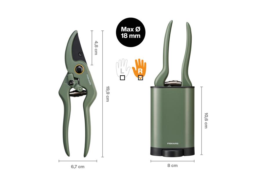 Zdjęcie: Sekator Plant Care z pojemnikiem FISKARS