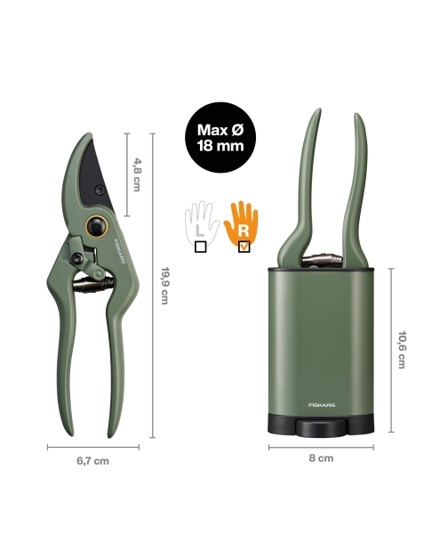 Zdjęcie: Sekator Plant Care z pojemnikiem FISKARS