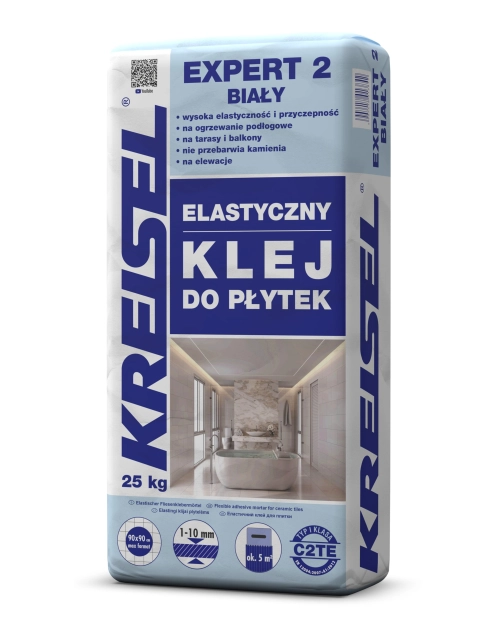 Zdjęcie: Klej Expert 2 biały 25 kg KREISEL