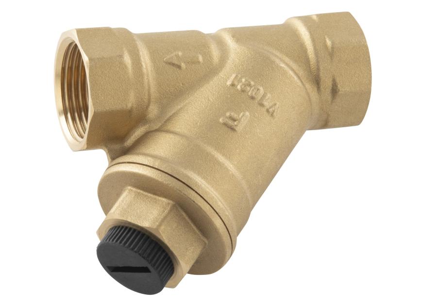 Zdjęcie: Filtr skośny siatkowy z magnesem nakrętno-nakrętny DN20 G3/4 FERRO