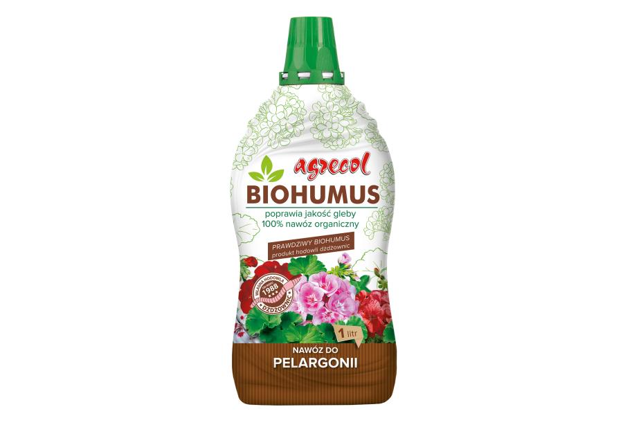 Zdjęcie: Nawóz do pelargoni Biohumus 1 L AGRECOL
