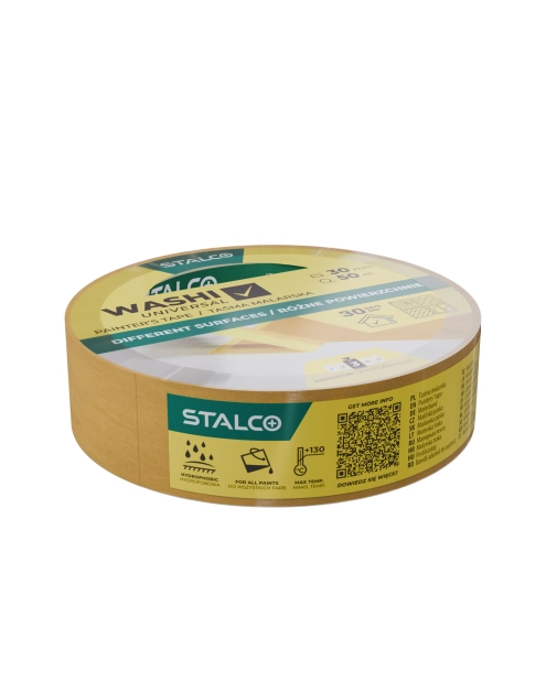 Zdjęcie: Taśma malarska Washi uniwersalna 30 mm x 50 m STALCO