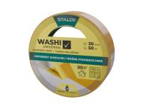 Zdjęcie: Taśma malarska Washi uniwersalna 30 mm x 50 m STALCO