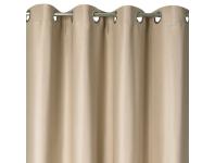 Zdjęcie: Zasłona Aggie 140x250 cm cappuccino na przelotkach EUROFIRANY