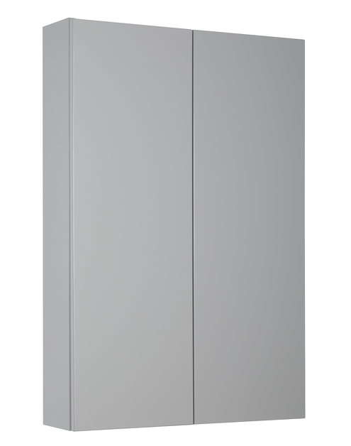 Zdjęcie: Szafka wisząca 60x90x16 cm, 2 drzwi, szara, System c szary ASTOR