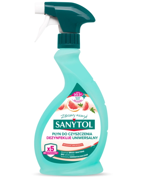 Zdjęcie: Preparat czyszczący w sprayu 500 ml grapefruit SANYTOL