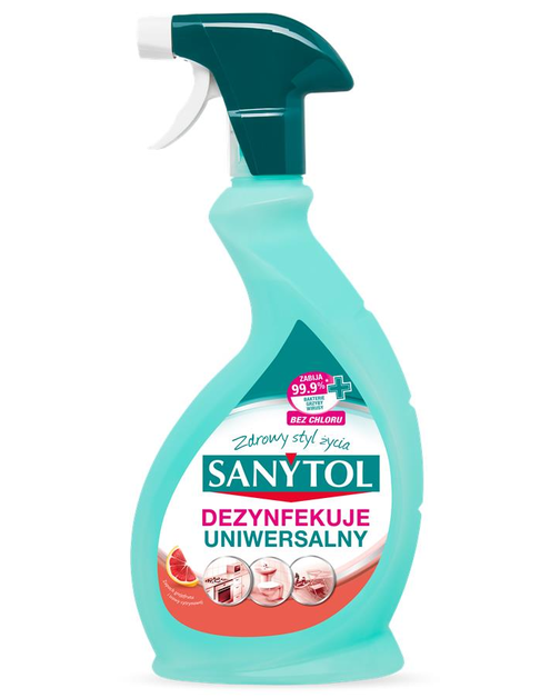 Zdjęcie: Preparat czyszczący w sprayu 500 ml grapefruit SANYTOL