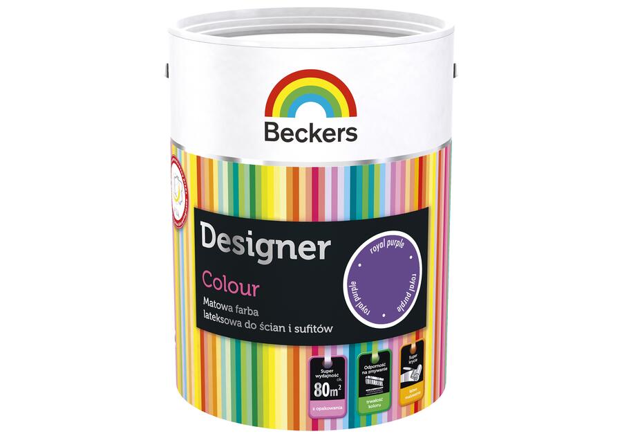 Zdjęcie: Farba lateksowa Designer Colour Roy.Purple 5 L BECKERS