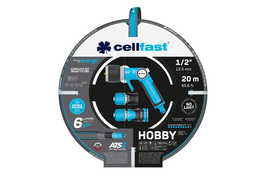 Zdjęcie: Zestaw zraszający Hobby Energo 1/2" 20 m CELLFAST