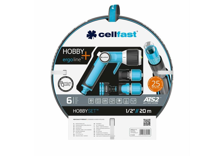 Zdjęcie: Zestaw zraszający Hobby Ergo 1/2 - 2000 cm CELLFAST