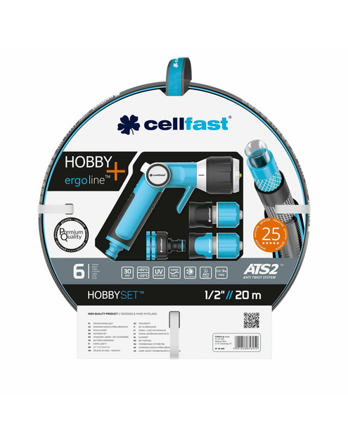 Zdjęcie: Zestaw zraszający Hobby Ergo 1/2 - 2000 cm CELLFAST