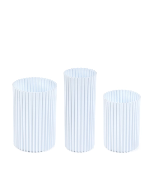 Zdjęcie: Zestaw wazonów Nemo, 3 sztuki, biały LAMELA