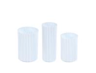 Zdjęcie: Zestaw wazonów Nemo, 3 sztuki, biały LAMELA