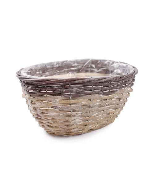 Zdjęcie: Osłonka wiklinowa na doniczkę 28x21x13 cm TIN TOURS