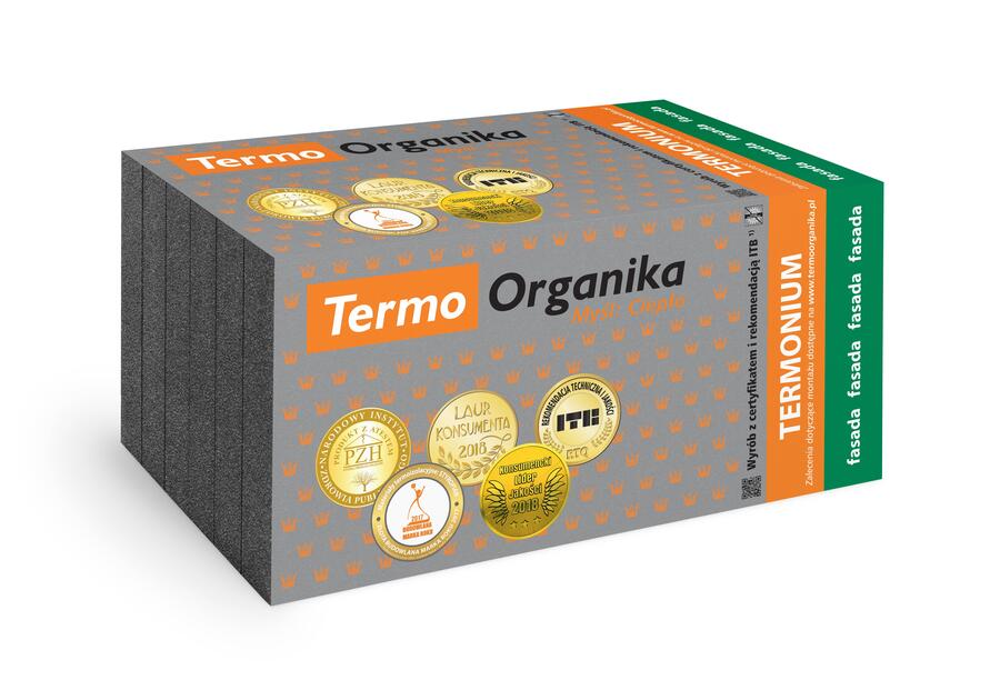 Zdjęcie: Styropian Termonium fasada 8 cm Frez 1000x500x80 mm TERMO ORGANIKA