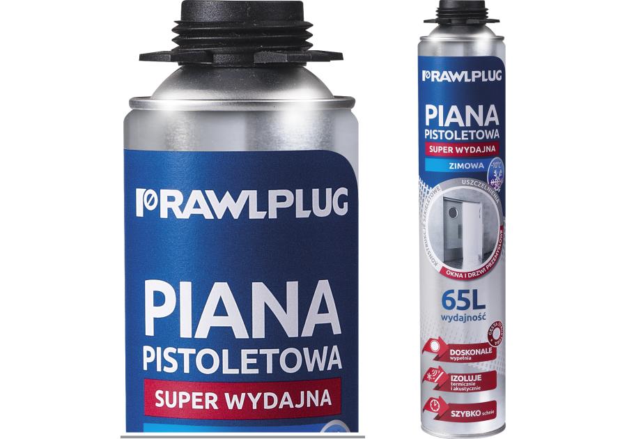 Zdjęcie: Piana pistoletowa superwydajna zimowa 830 ml RAWLPLUG