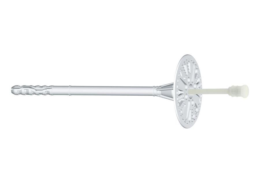 Zdjęcie: Kołek styropianowy łącznik wbijany z trzpieniem stalowym LTX 8x195 mm  - 200 szt. WKRĘT-MET
