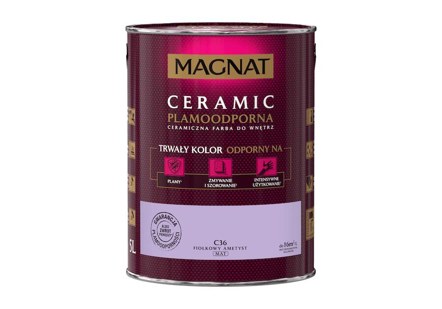 Zdjęcie: Farba ceramiczna 5 L fiołkowy ametyst MAGNAT CERAMIC