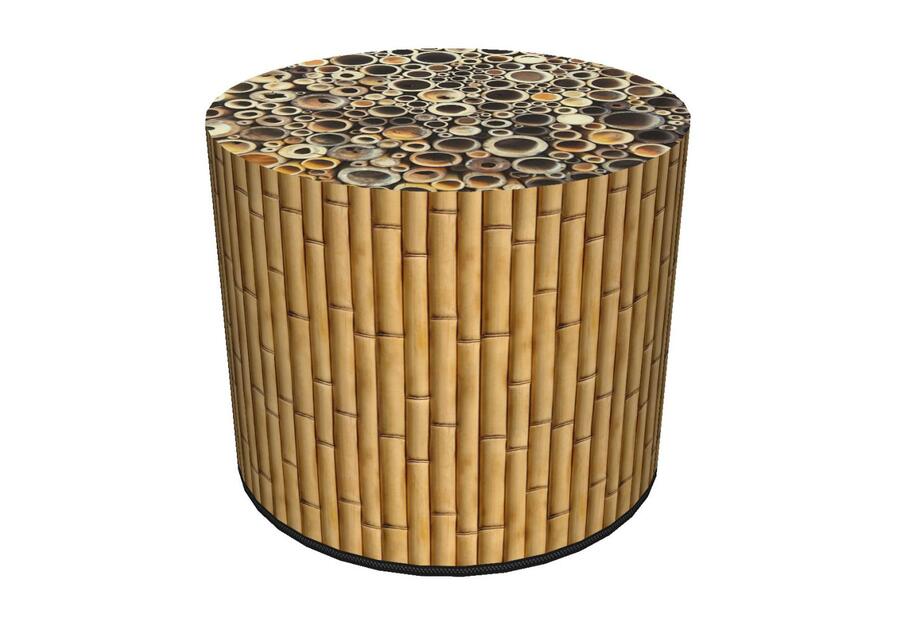 Zdjęcie: Pufa dekoracyjna Bambus 40x40 cm BERTONI