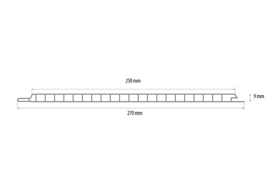 Zdjęcie: Boazeria PVC panel 25 cm - 2,7 m gres jasny CEZAR