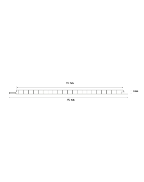 Zdjęcie: Boazeria PVC panel 25 cm - 2,7 m gres jasny CEZAR