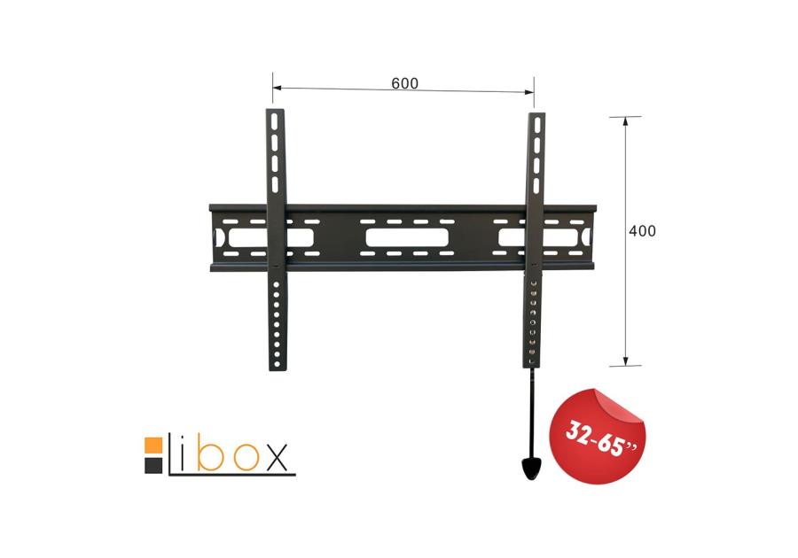 Zdjęcie: Uchwyt LCD PARYŻ 32-65 cali SLIM LB-300 LIBOX