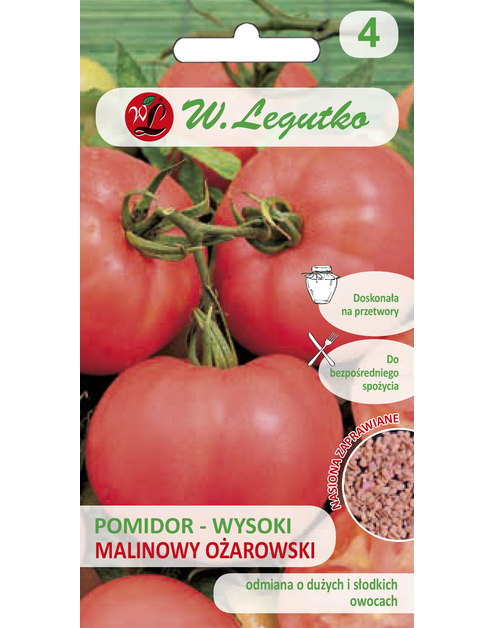 Zdjęcie: Pomidor Malinowy Ożarowski różowy 0.50 g W.LEGUTKO