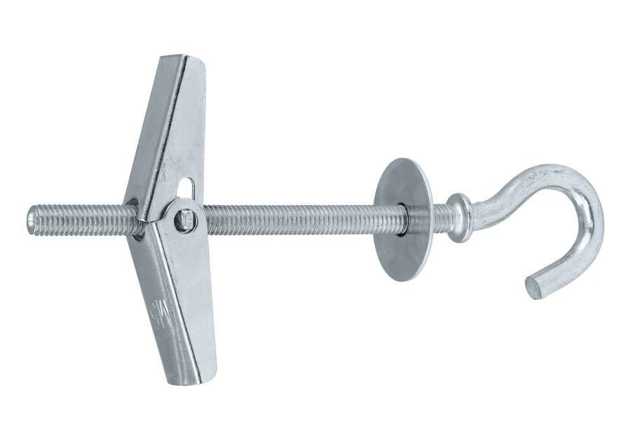 Zdjęcie: Kotwa spreżynowa typu parasolka z hakiem oczkowym M4x75 mm - 50 szt. WKRĘT-MET